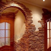 Decorating an arch with decorative stone - basic rules and requirements