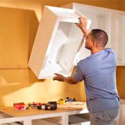 How to hang a cabinet on a drywall with your own hands