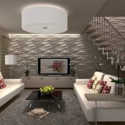 Modern technology: textured decoration in the interior