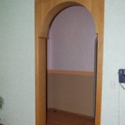 The question of “turning” the doorway into an arch