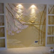 How to paint decorative plaster with your own hands