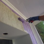 Painting bark beetle plaster - all ways