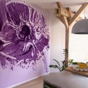 Interior design with acrylic paints and options