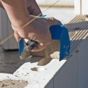 The construction of walls from foam blocks in accordance with all the rules