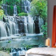 Waterfall photo wallpaper: how to choose the right one