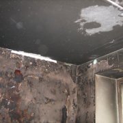 How and what to wash walls after a fire