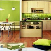 The color of wallpaper for the kitchen and the criteria for perfect design