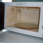 How to color the microwave inside