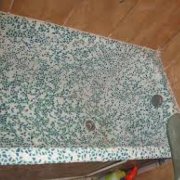 Mosaic of a cast-iron bathtub - how to do it