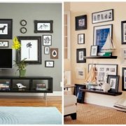 How to hang pictures on the wall: options