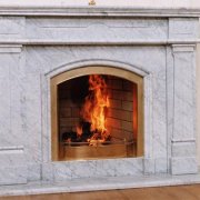 Marble fireplace lining: design options