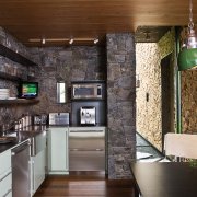 How to make a wall in the kitchen: choose materials