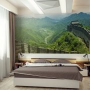 Mountains photo wallpaper: in which interior to use