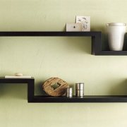 Decorative shelves on the wall: their options and production