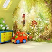 We select ready-made murals for the children's room