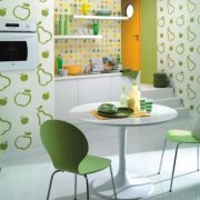 What wallpaper is better to glue in the kitchen: make a choice