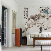 Murals on the wall - complete harmony with the interior