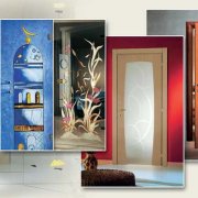 Interior door decoration: types of decoration material