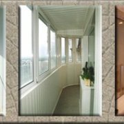 Balcony decoration: characterization of rooms of different sizes