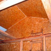 How can I properly paint the ceiling so that the texture of the OSB remains visible?