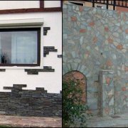 How is the facade decoration mosaic