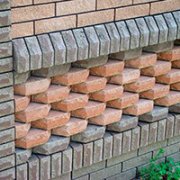 Brick lining for protection and beauty