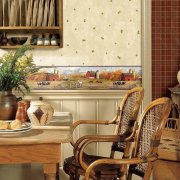 How to paste the walls in the kitchen - types of wallpaper and their features