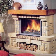 Fireplace decoration: materials and stages of work