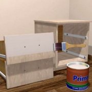 How to paint furniture from chipboard with your own hands