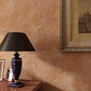 Wallpaper for Venetian plaster as an alternative to expensive finishes