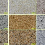 Mosaic plaster: types of material