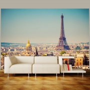 Wall mural with Paris in the interior