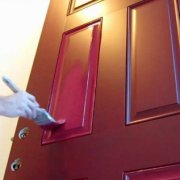 How to remove old paint from a door and paint it yourself