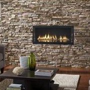 Wall panels for interior decoration in stone, brick and wood