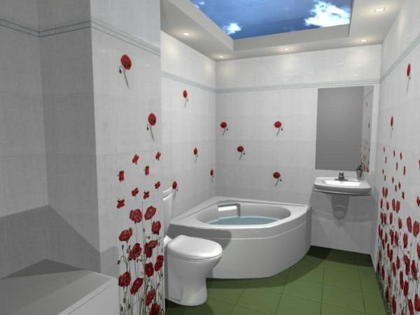 Modern bathroom decoration