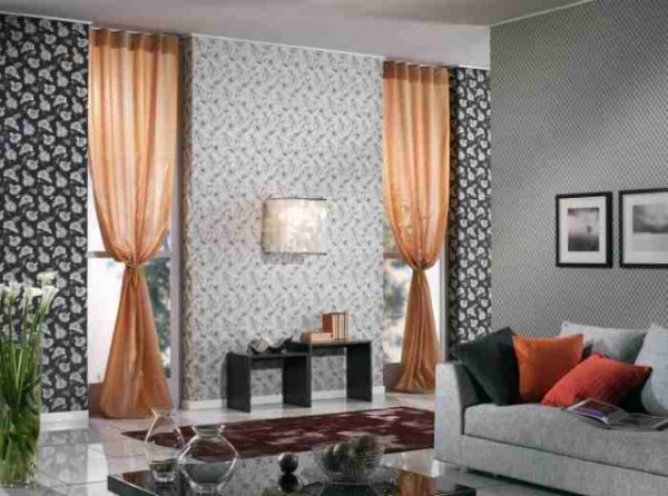 Interior decoration textile wallpaper