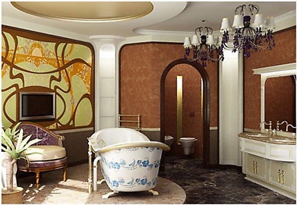 Art Nouveau bathroom