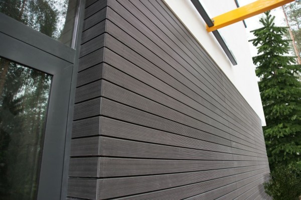 Wood-polymer composite panels