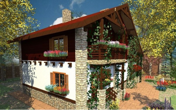 Country style facade