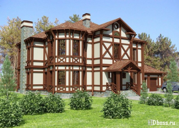 Half-timbered house