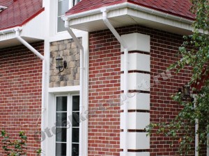 Tiled facade