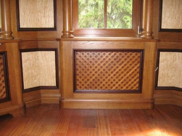 MDF panels with wood veneer