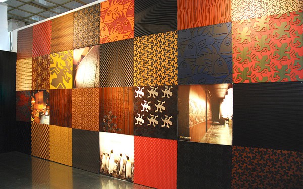 Patchwork style wall panels