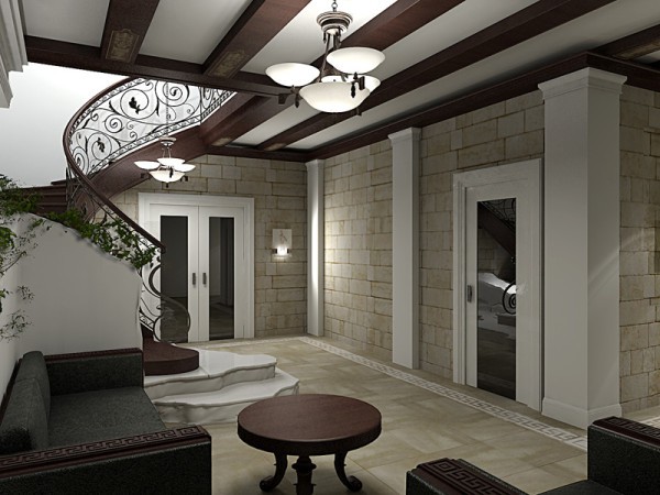 Silicate brick masonry interior design