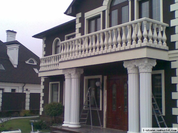 Facade of a modern cottage