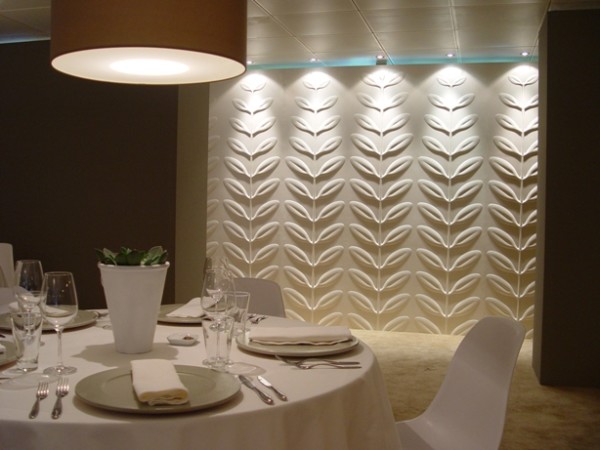 Gypsum 3D panels