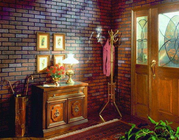 Brick wall paneling