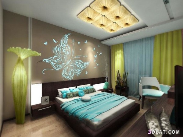 Modern bedroom decoration