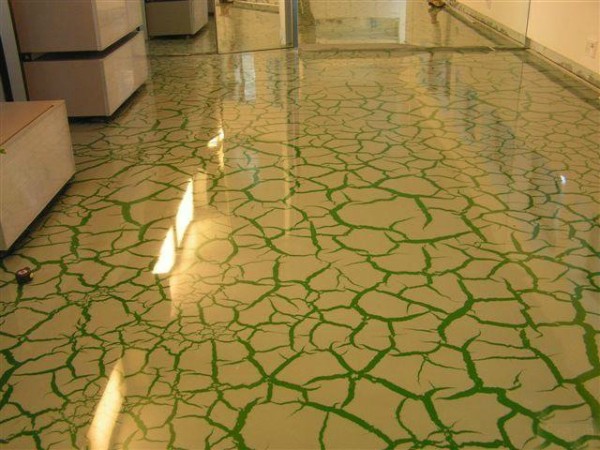 Bulk polymer flooring