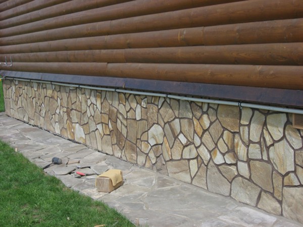 We use natural stone for decoration